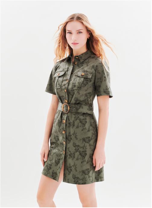Caroll Robes 252R-RSONIA femme vert