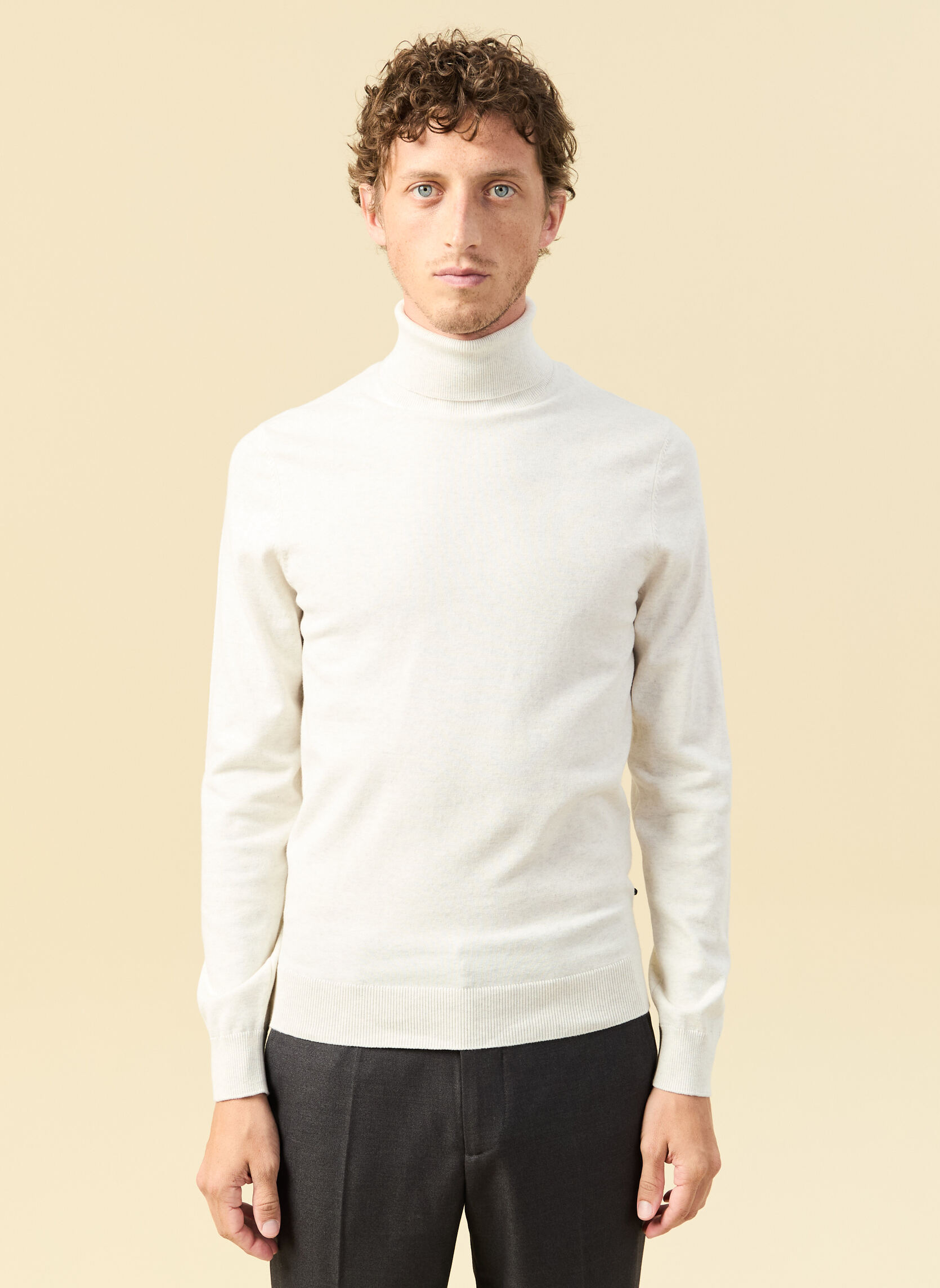 Pulls ESROUROUL3H homme blanc Bonobo Pulls ESROUROUL3H homme blanc Blanc