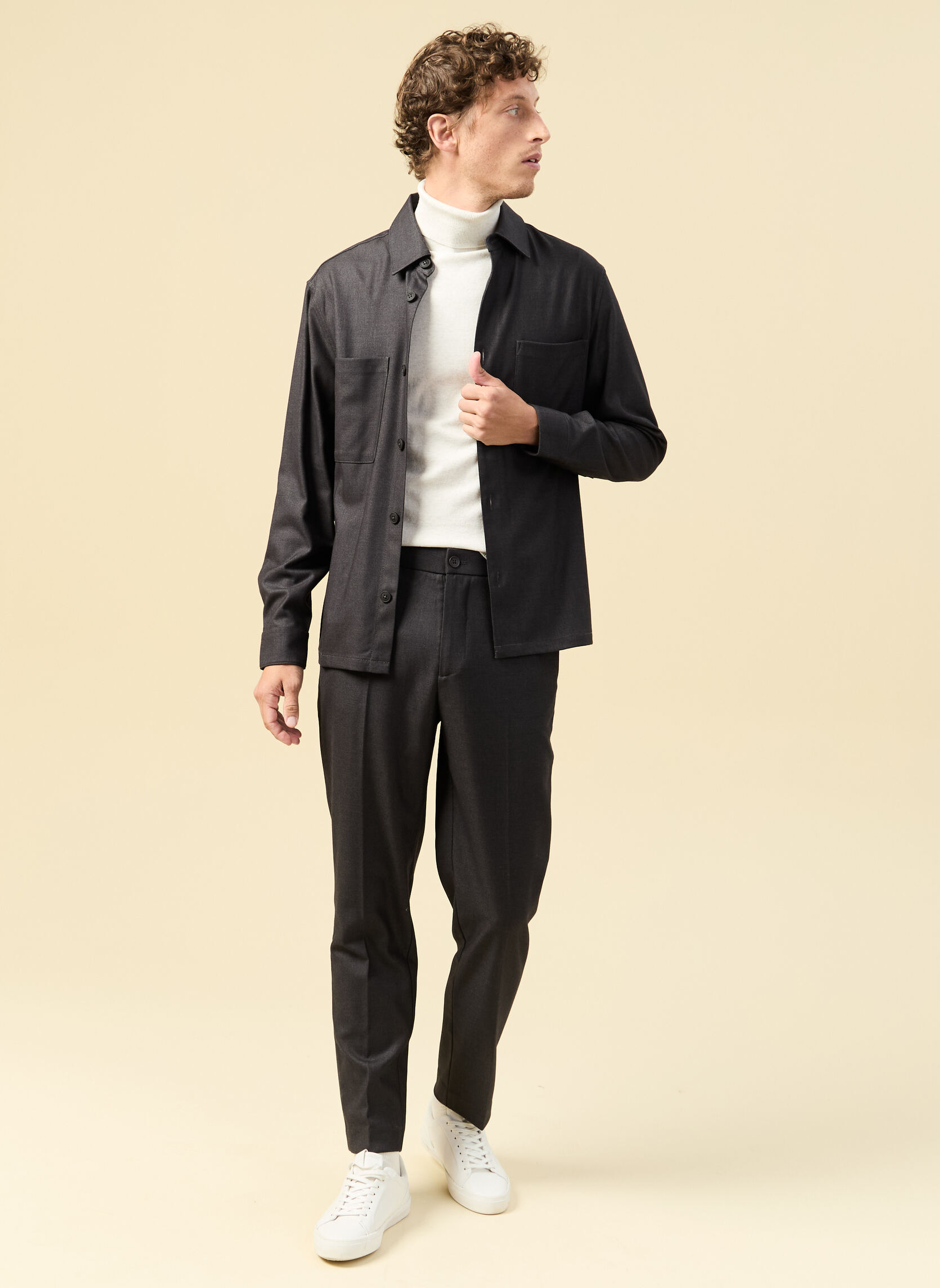 Pulls ESROUROUL3H homme blanc Bonobo Pulls ESROUROUL3H homme blanc Blanc