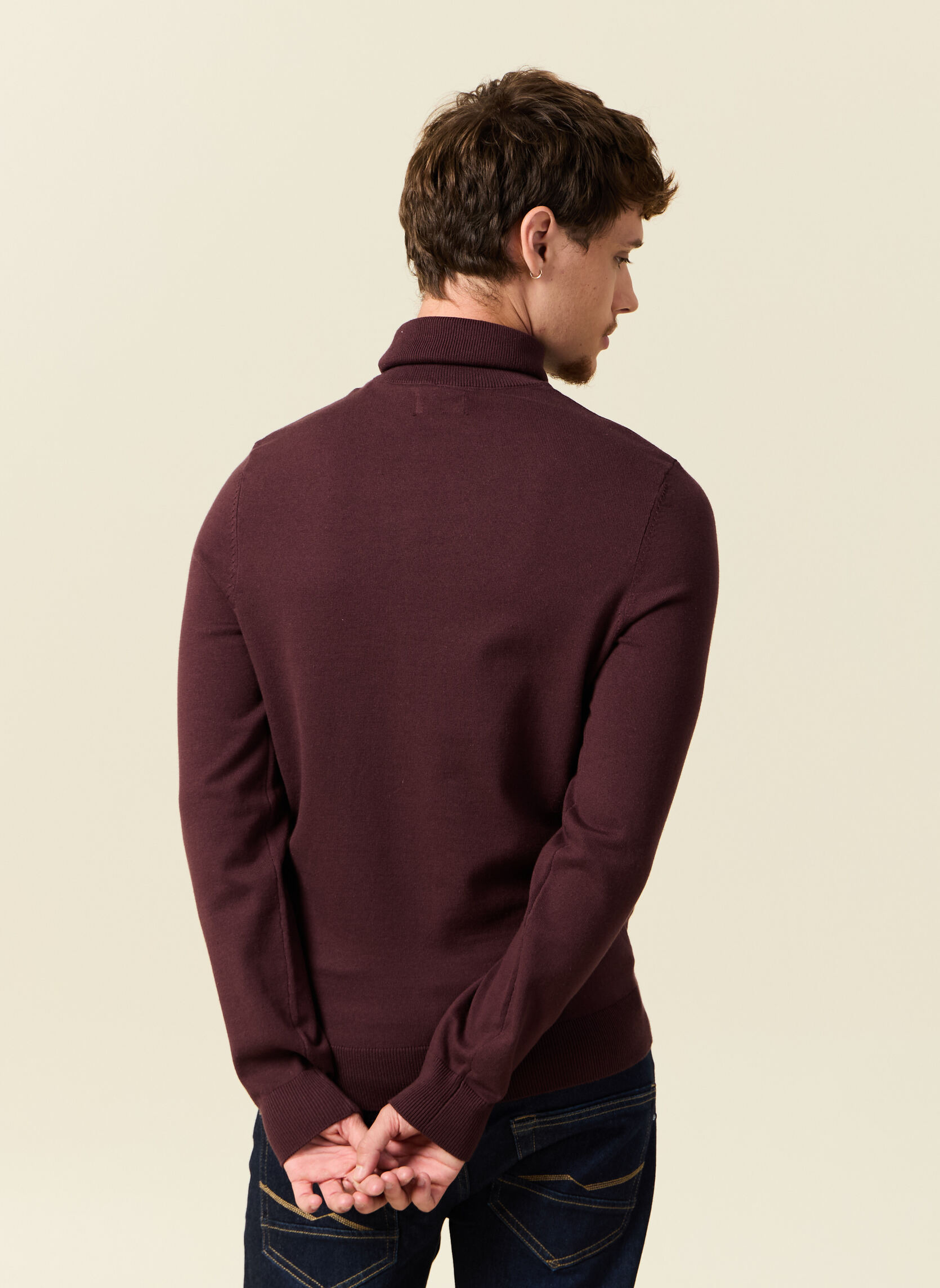 Pulls ESROUROUL3H homme bordeaux Bonobo Pulls ESROUROUL3H homme bordeaux Bordeaux