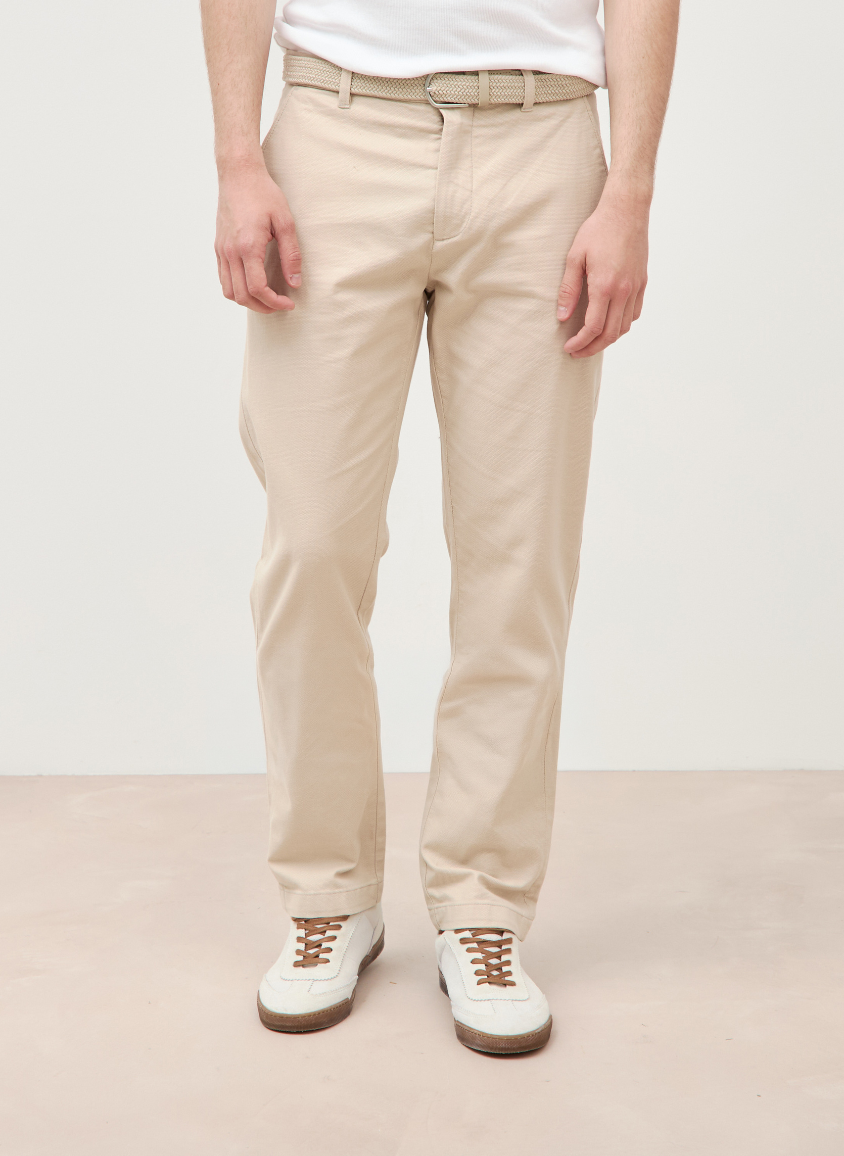 Pantalons droits SOCHINEO#H homme beige Bonobo Pantalons droits SOCHINEO#H homme beige Beige