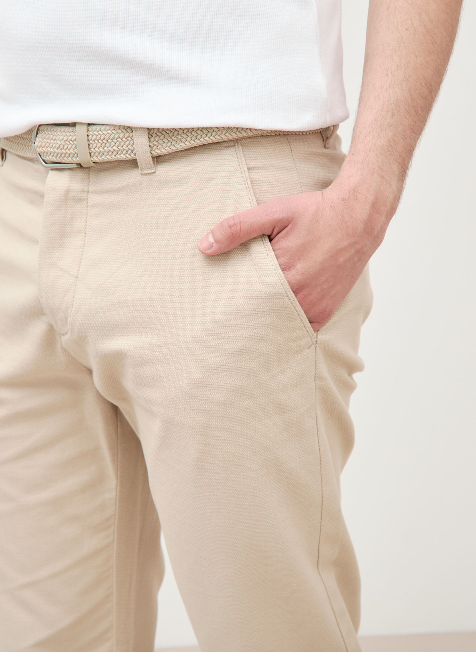 Pantalons droits SOCHINEO#H homme beige Bonobo Pantalons droits SOCHINEO#H homme beige Beige