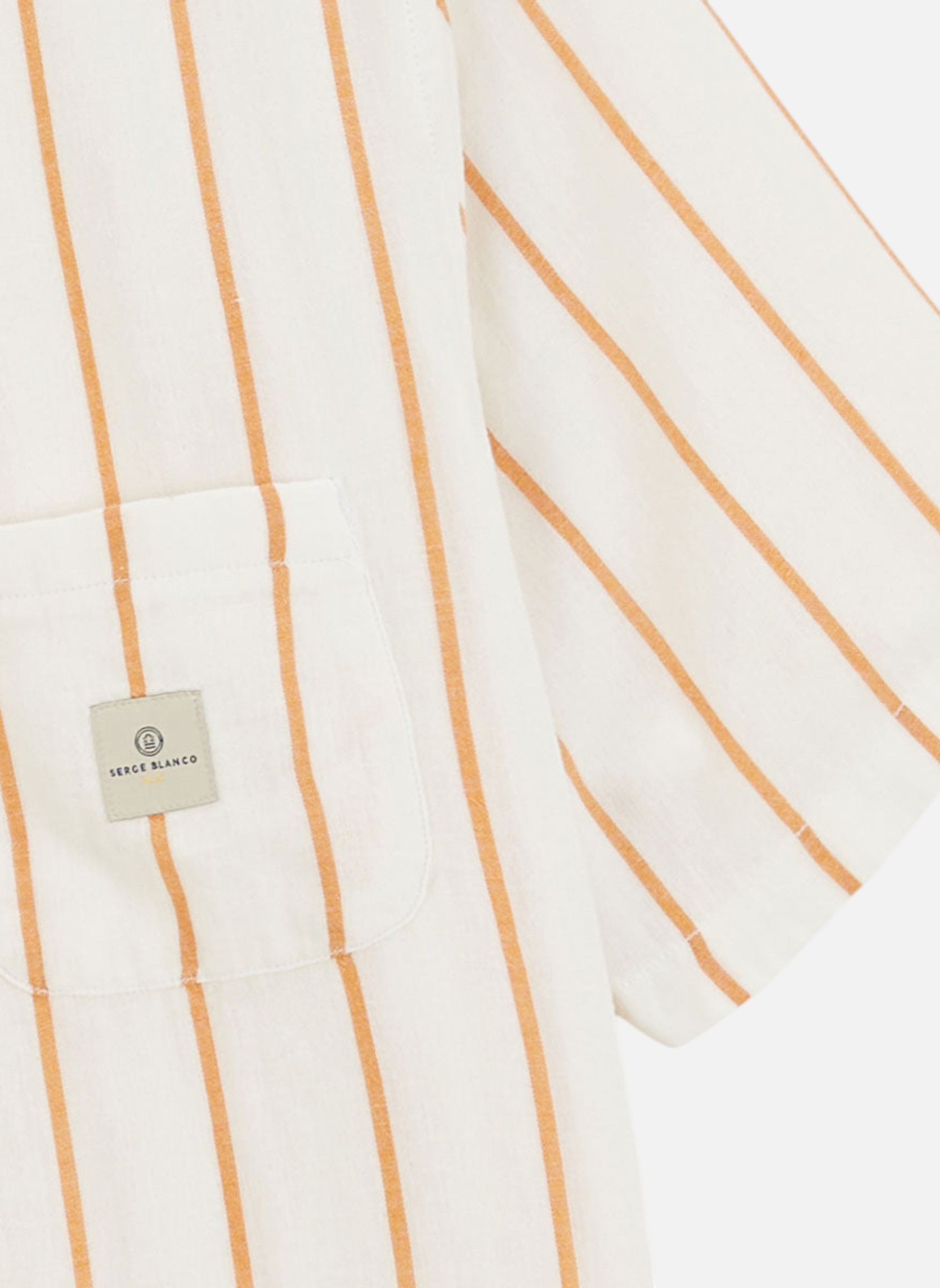 Chemises Chemise MC homme blanc Serge Blanco Chemises Chemise MC homme blanc Blanc mat