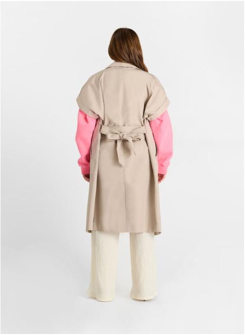 Le temps des cerises Vestes Veste sans manches PIERO Beige femme beige