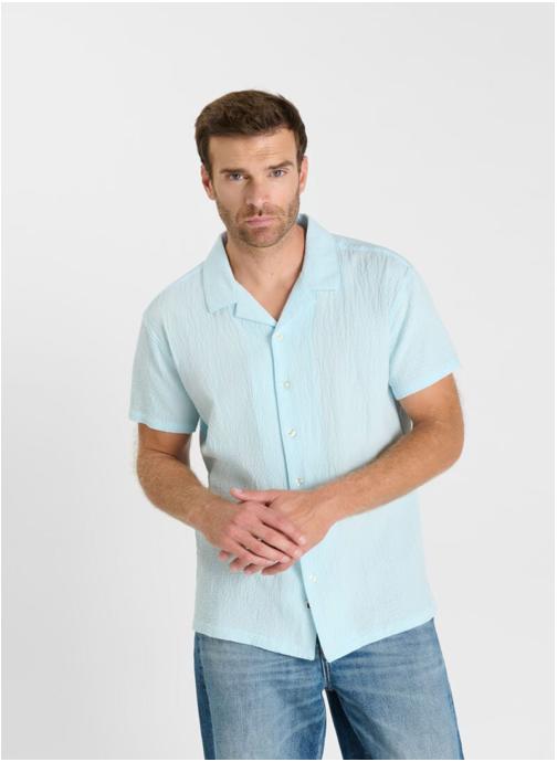 Le temps des cerises Chemises Chemise TOVAL Blue homme bleu