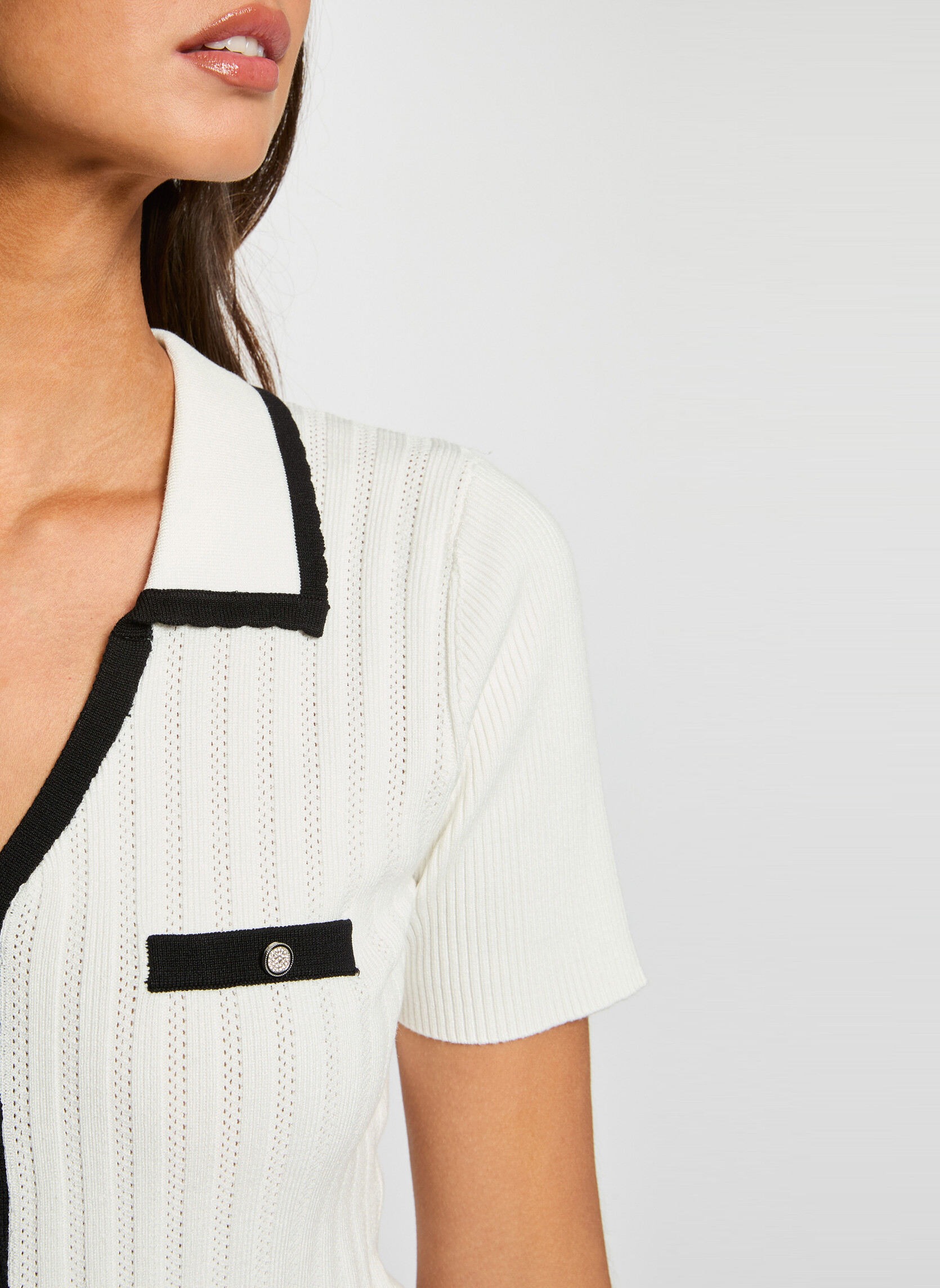 Pulls 261-MTONIZA femme blanc Morgan Pulls 261-MTONIZA femme blanc Blanc