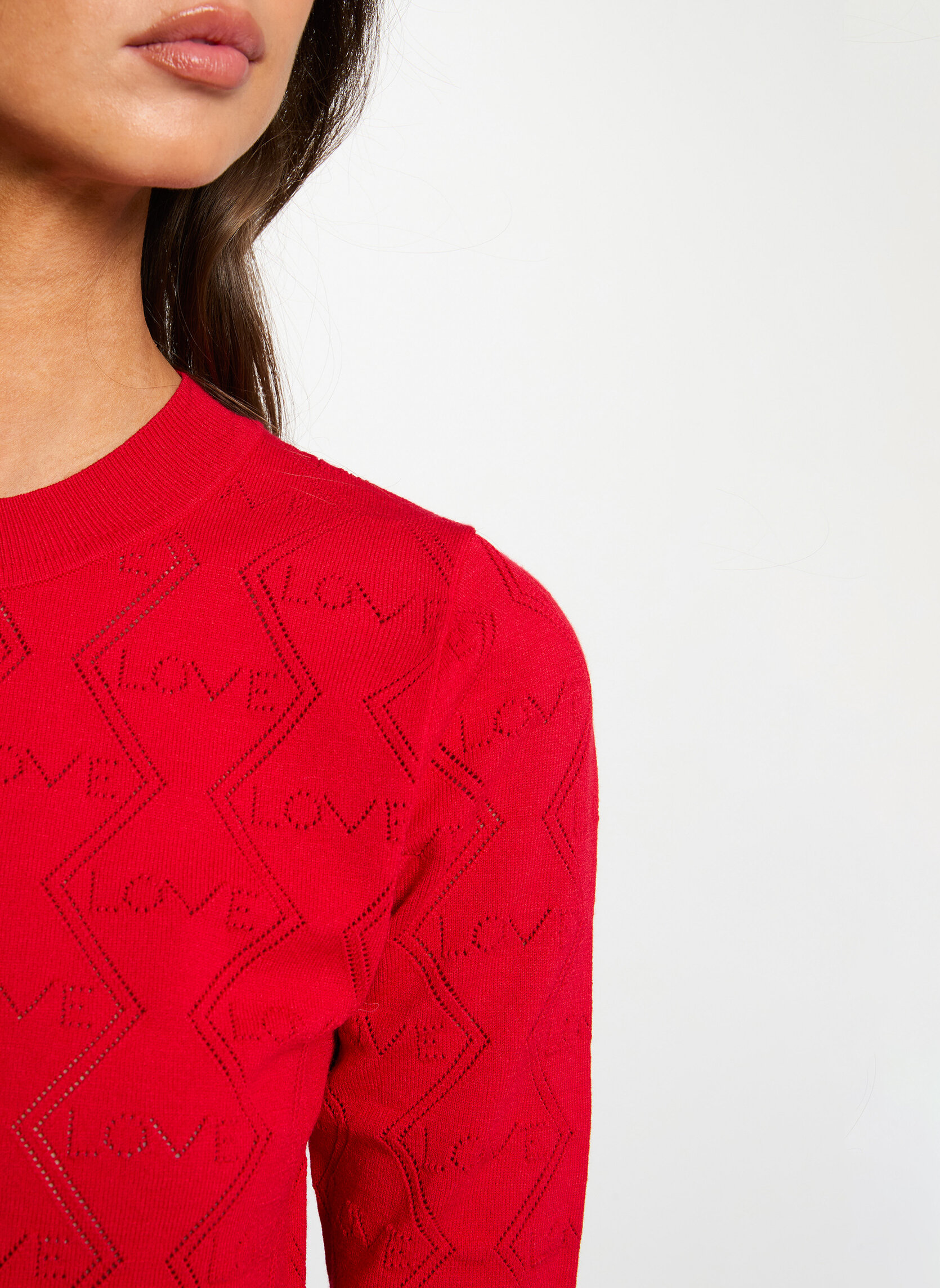 Pulls 261-MIKA femme rouge Morgan Pulls 261-MIKA femme rouge Rouge
