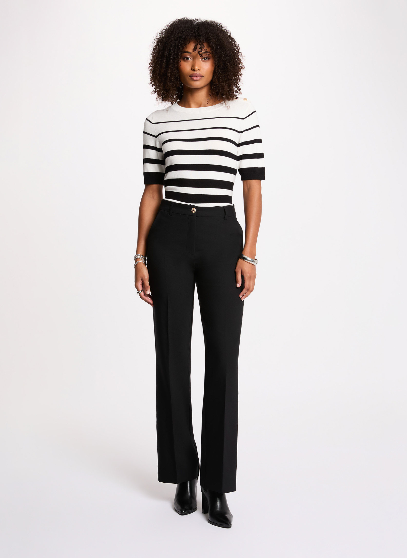 Pulls 261-MLOL femme blanc Morgan Pulls 261-MLOL femme blanc Blanc