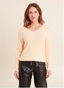Pulls MITIBOH femme jaune Bréal Pulls MITIBOH femme jaune Jaune clair