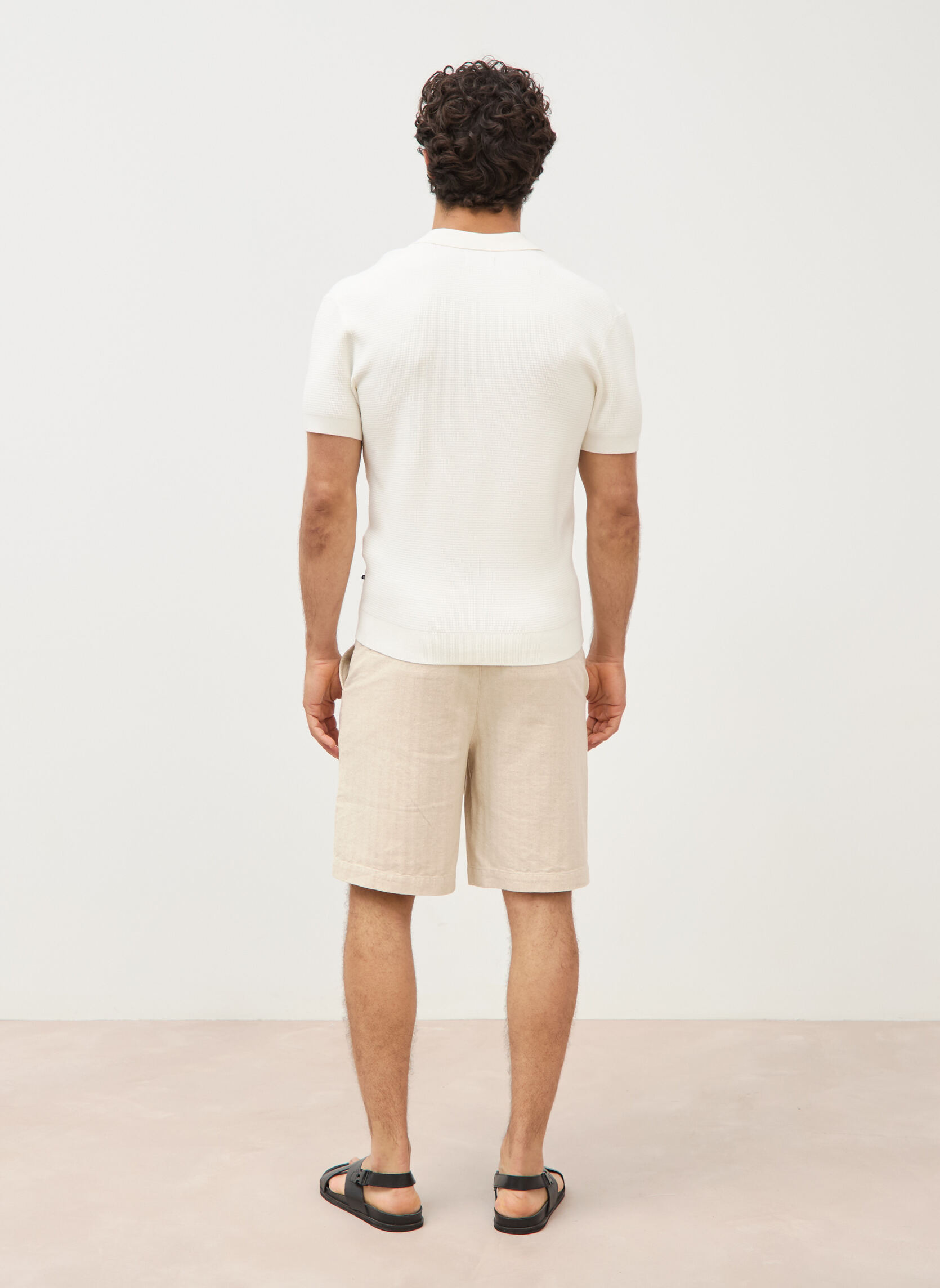 Polos POLCARREH homme blanc Bonobo Polos POLCARREH homme blanc Blanc