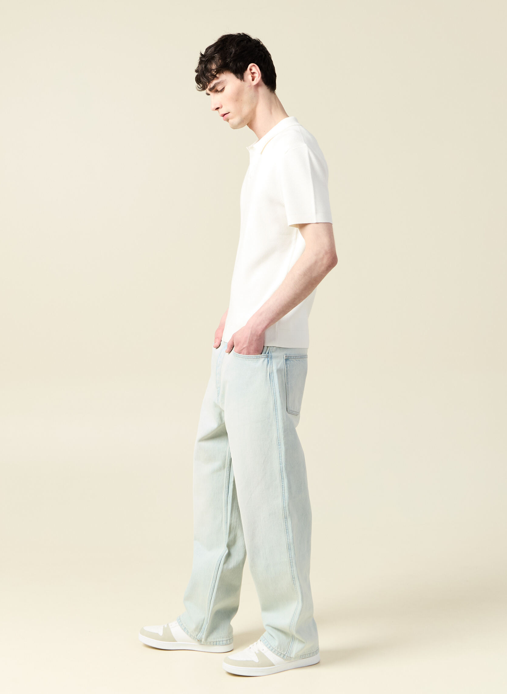Polos POLCARREH homme blanc Bonobo Polos POLCARREH homme blanc Blanc