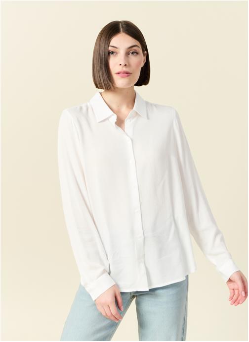 Bonobo Chemises Chemises manches longues - BLOUSARUF femme blanc