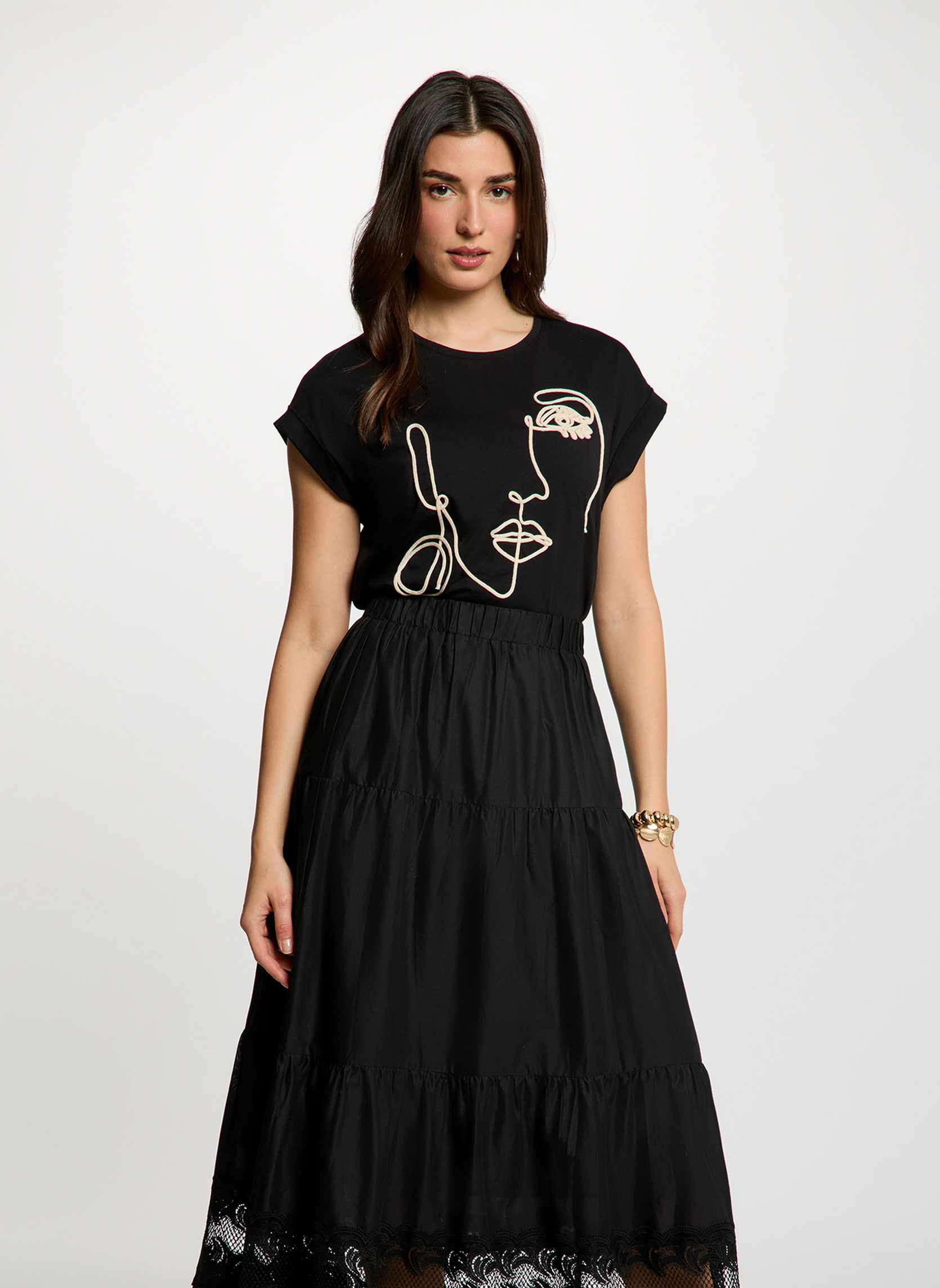 Tee-shirts 261-DJOJO femme noir Morgan Tee-shirts 261-DJOJO femme noir Noir