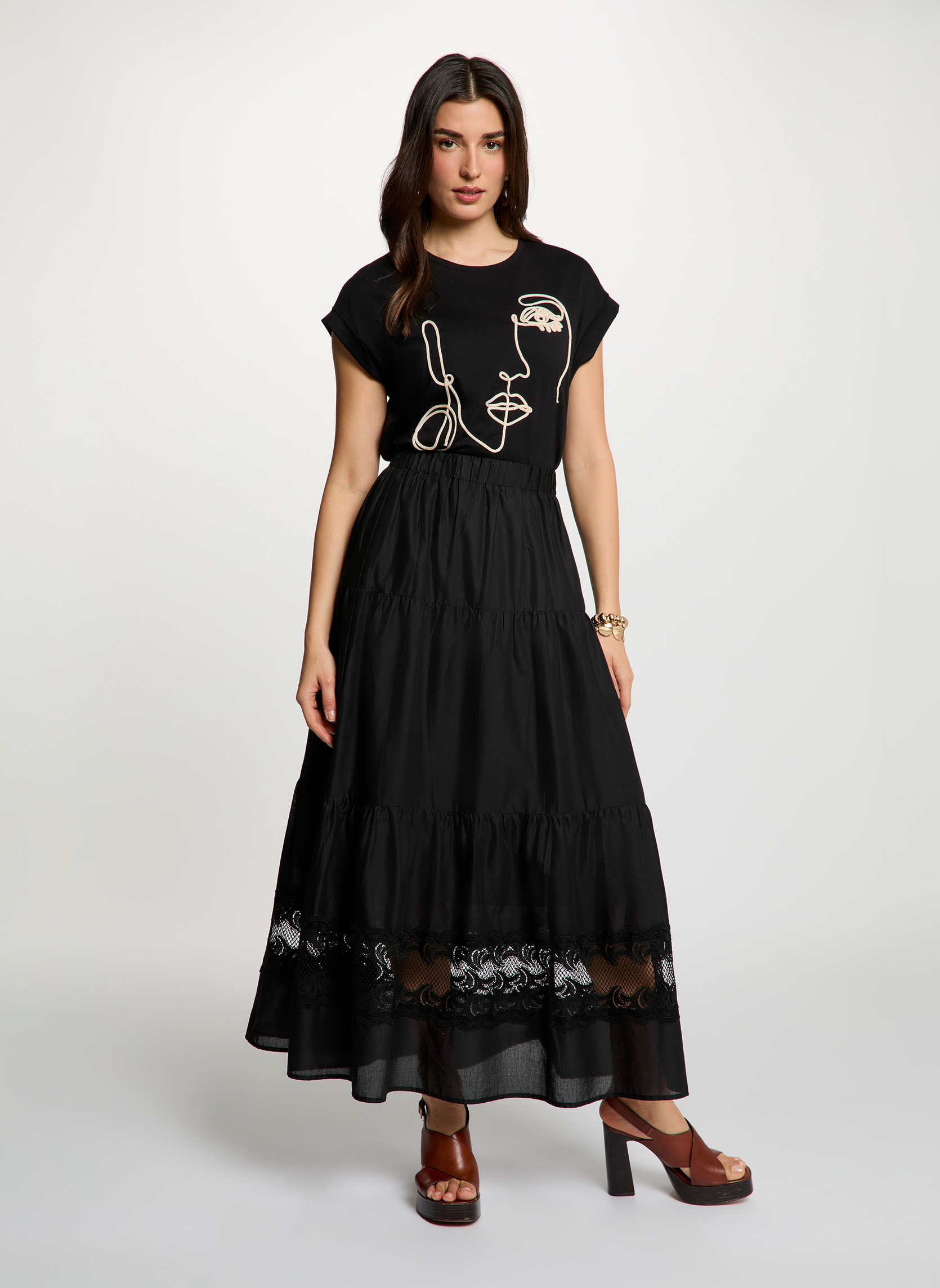 Tee-shirts 261-DJOJO femme noir Morgan Tee-shirts 261-DJOJO femme noir Noir