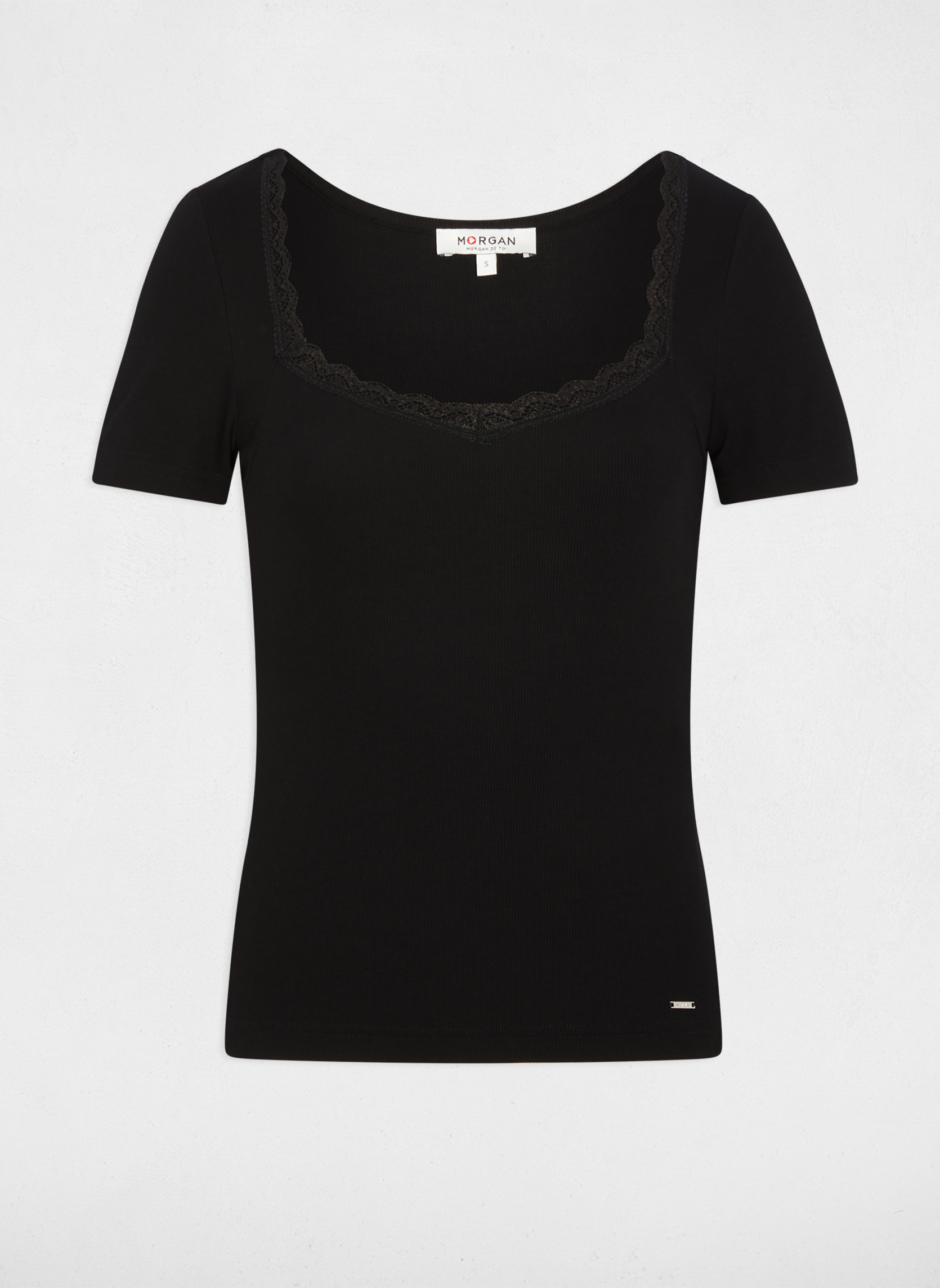 Tee-shirts 261-DAMOUR femme noir Morgan Tee-shirts 261-DAMOUR femme noir Noir