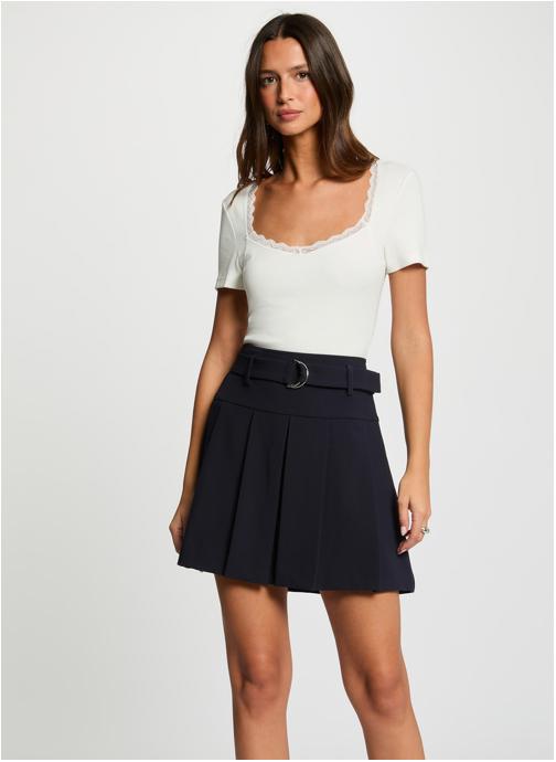 Morgan Tee-shirts 261-DAMOUR femme blanc