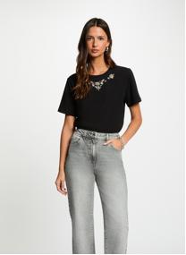 Tee-shirts 261-DMARE femme noir