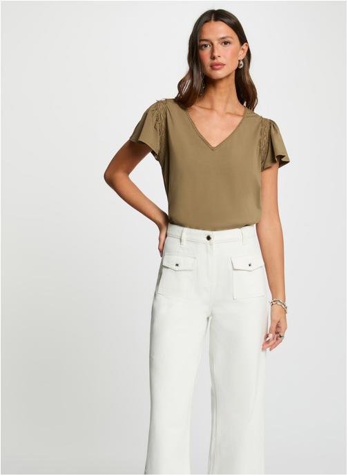 Morgan Tee-shirts 261-DELODI femme vert