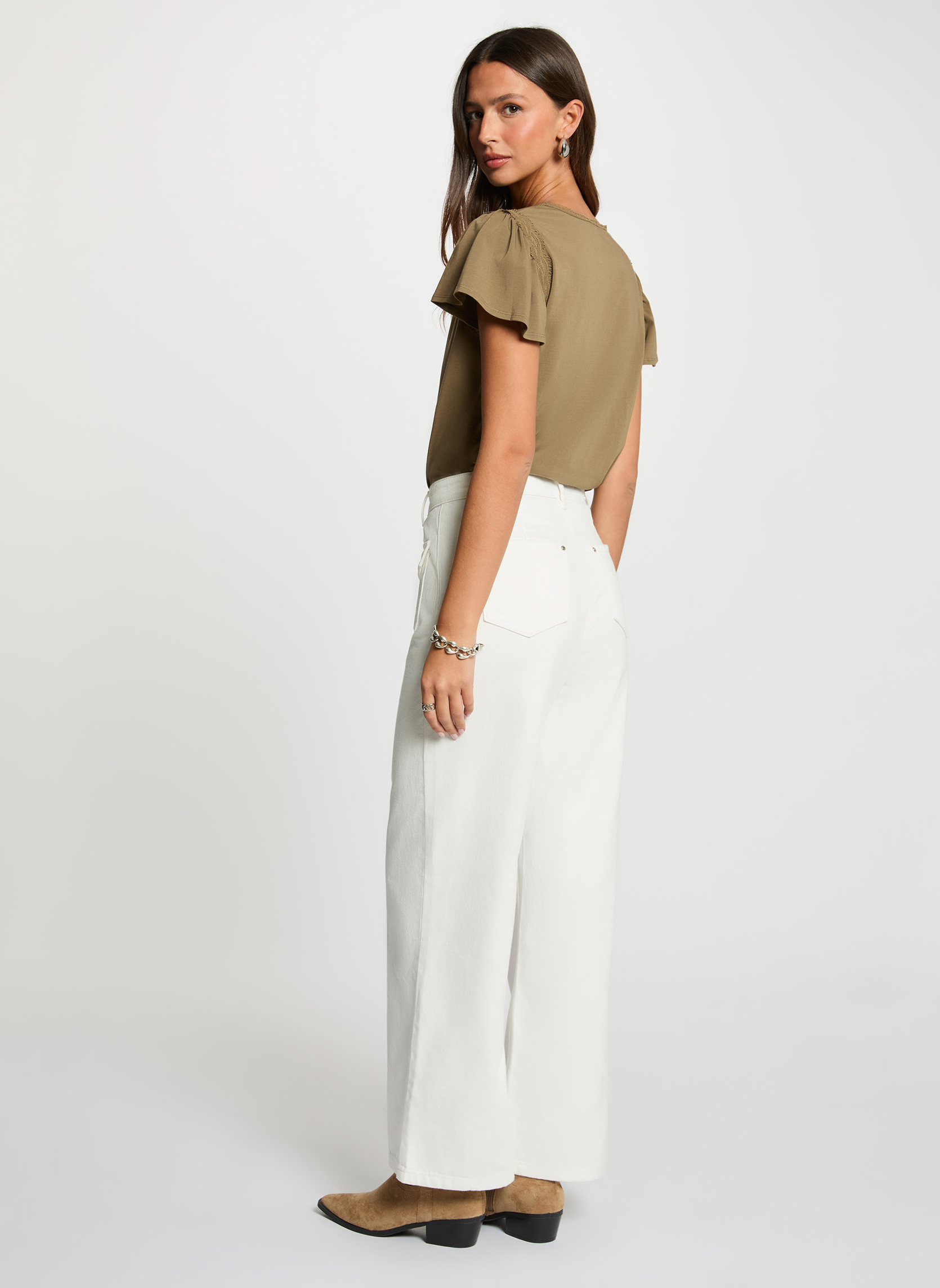 Tee-shirts 261-DELODI femme vert Morgan Tee-shirts 261-DELODI femme vert Kaki