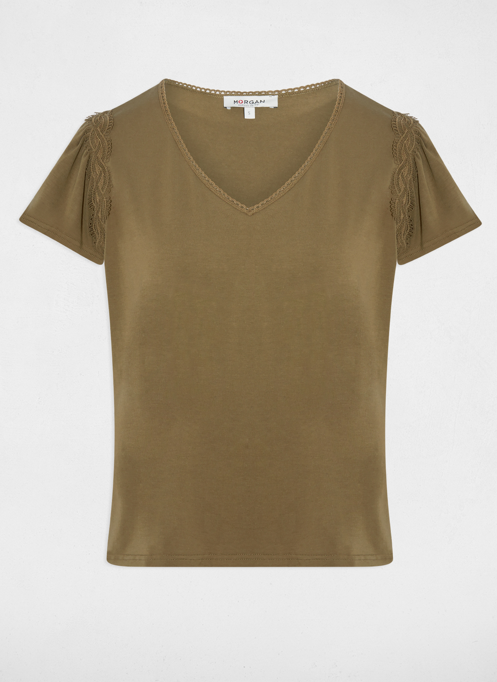 Tee-shirts 261-DELODI femme vert Morgan Tee-shirts 261-DELODI femme vert Kaki