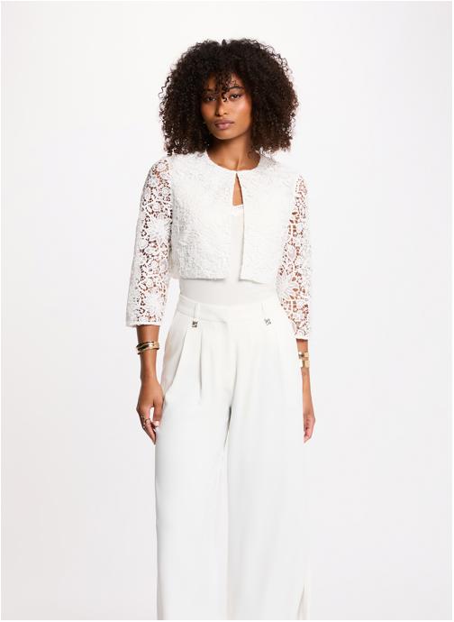 Morgan Vestes 261-VLACE femme blanc