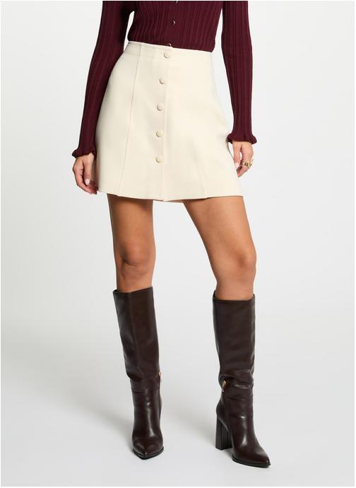 Morgan Jupes mi-longues 261-JOUDY femme beige