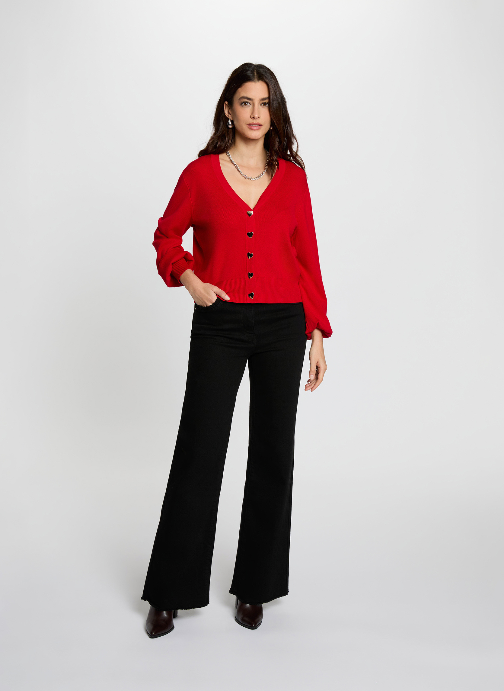 Gilets 261-MLIKE femme rouge Morgan Gilets 261-MLIKE femme rouge Rouge