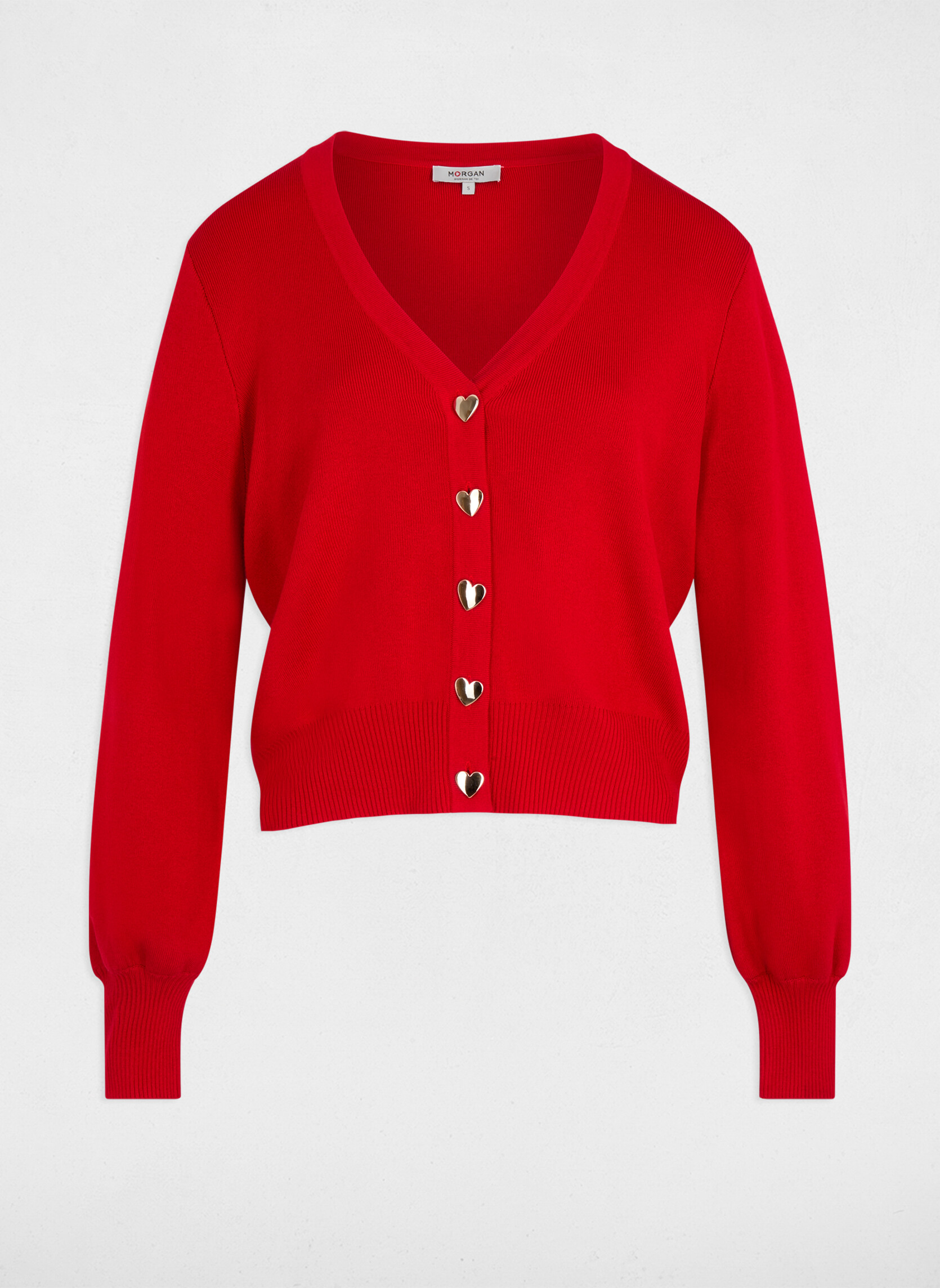Gilets 261-MLIKE femme rouge Morgan Gilets 261-MLIKE femme rouge Rouge
