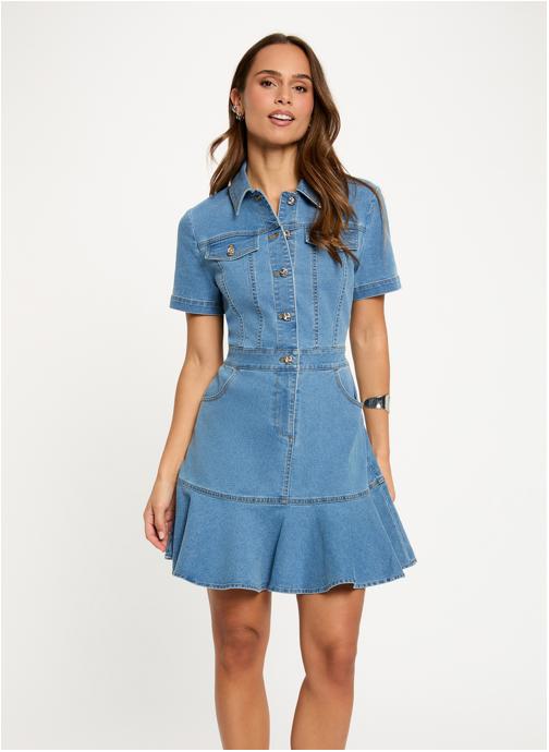 Morgan Robes 261-RIGHT femme bleu