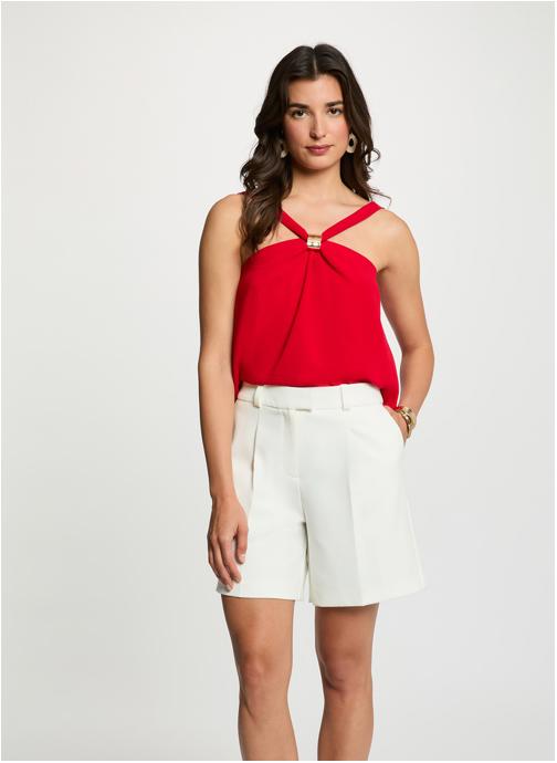 Morgan Tops 261-OGALAN femme rouge