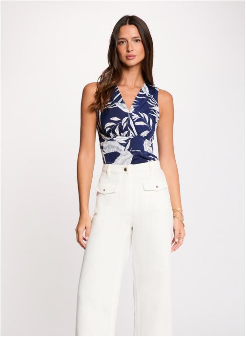 Morgan Débardeurs 261-DFLERI femme bleu