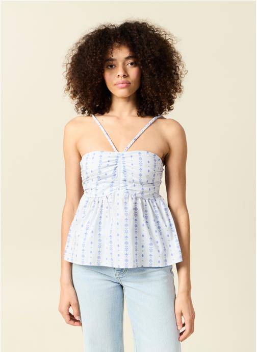 Bonobo Tops RAYFOLKTOPF femme bleu