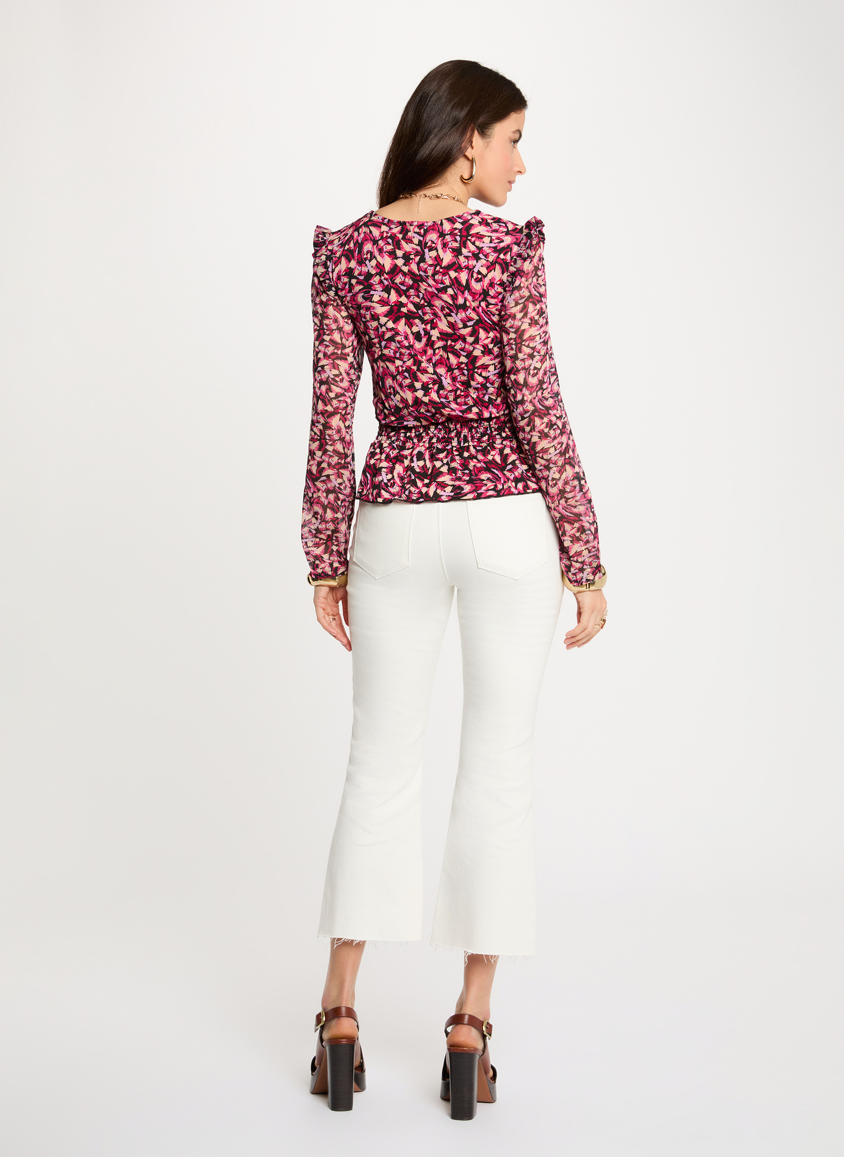 Tee-shirts 261-TIBLOO femme rose Morgan Tee-shirts 261-TIBLOO femme rose Rose
