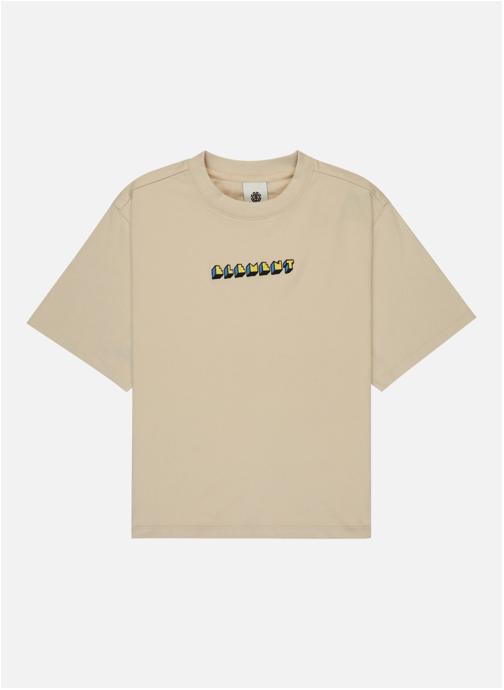 Element Tee-shirts World Peace femme beige