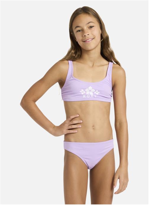 Roxy 1 pièces Ensemble 2 pièces bikini bralette deux pièces SOLID ACTIVE. fille violet