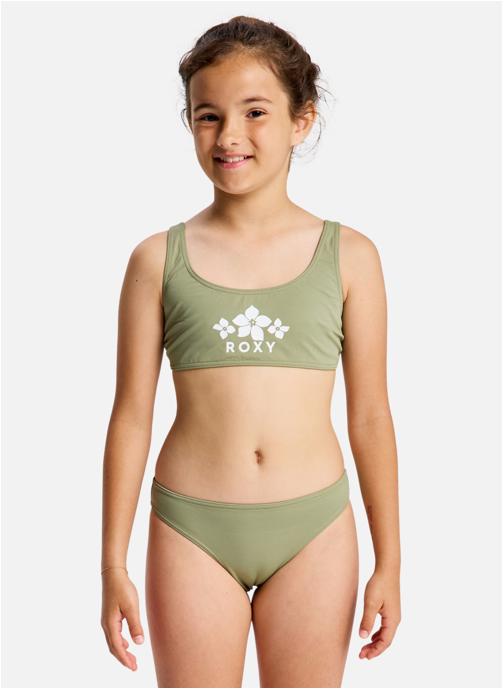 Roxy 1 pièces Ensemble 2 pièces bikini bralette deux pièces SOLID ACTIVE. fille vert