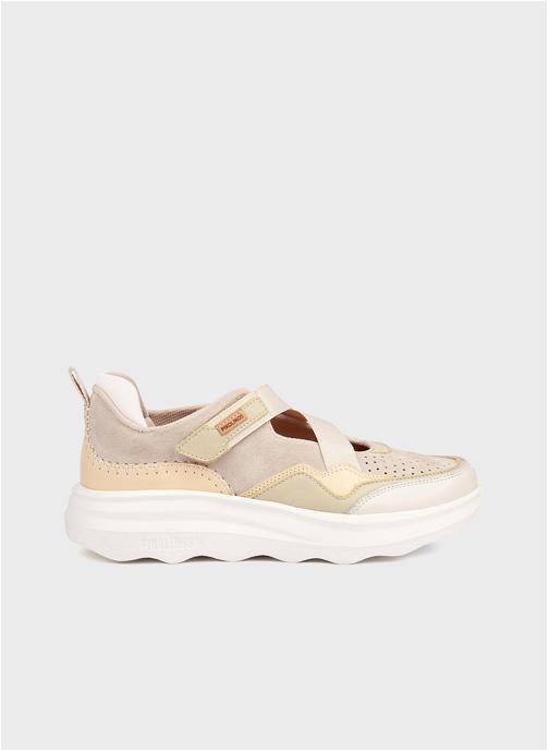 Pikolinos Baskets basses ZAHARA femme beige