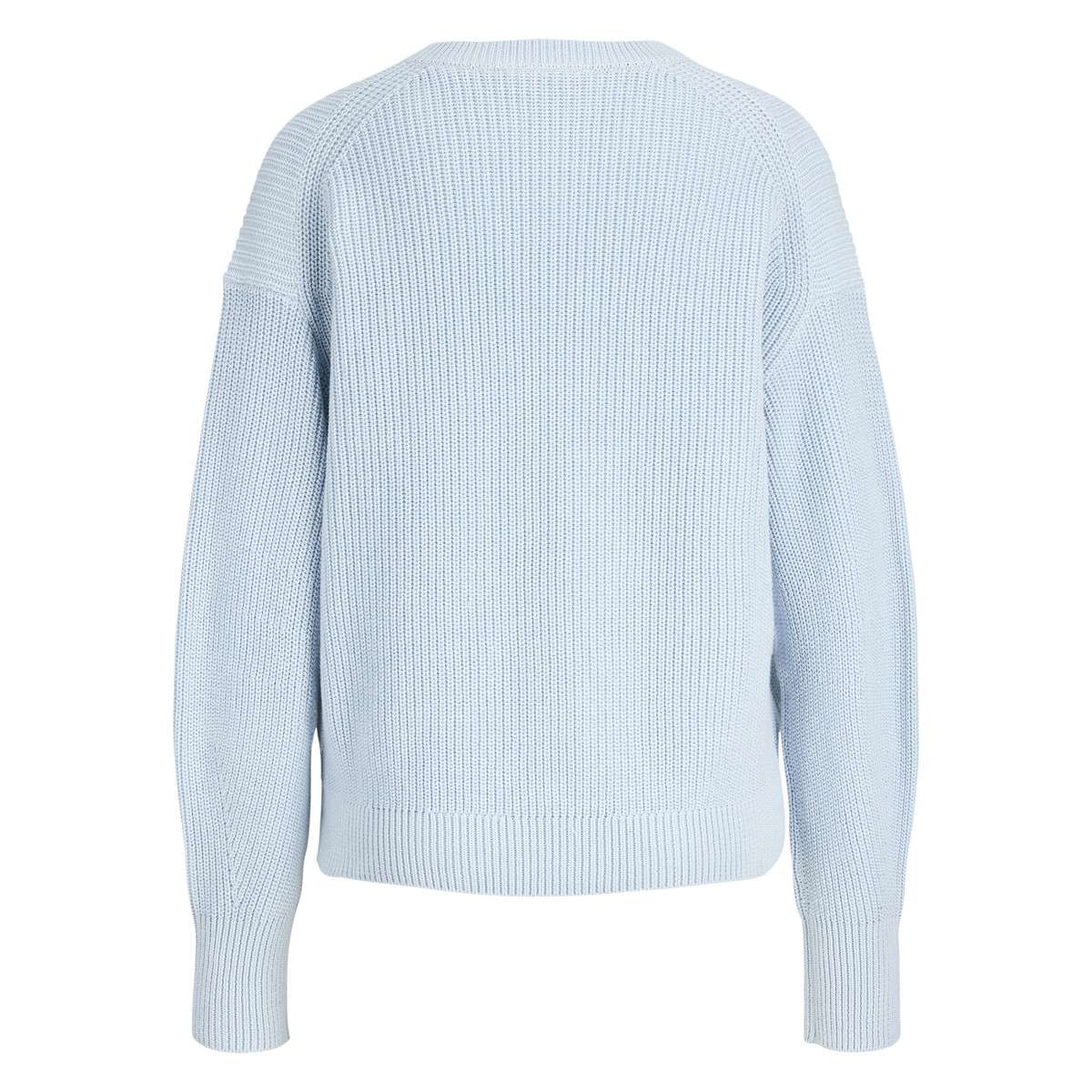 Pulls Pull coton biologique col col rond femme bleu JJXX Pulls Pull coton biologique col col rond femme bleu Bleu