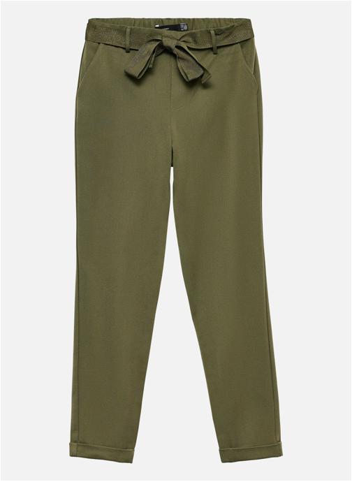 Vero Moda Pantalons droit Pantalon droite femme vert