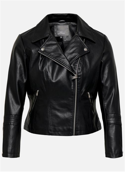 ONLY CARMAKOMA Blousons Veste perfecto ajustée - 15183380 femme noir