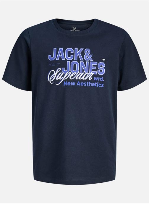 Jack & Jones Tee-shirts T-shirt coton biologique - 12289236 garçon bleu