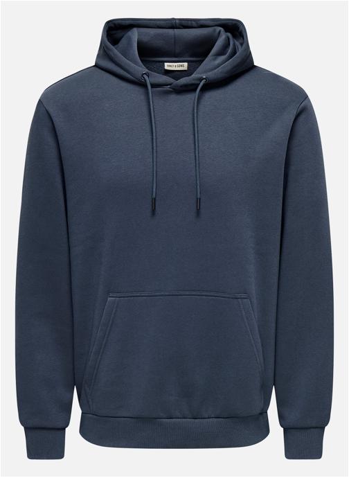 Only & Sons Sweats à capuche Sweat col à capuche droit ONSCERES HOODIE SWEAT NOOS - 22018685 homme bleu