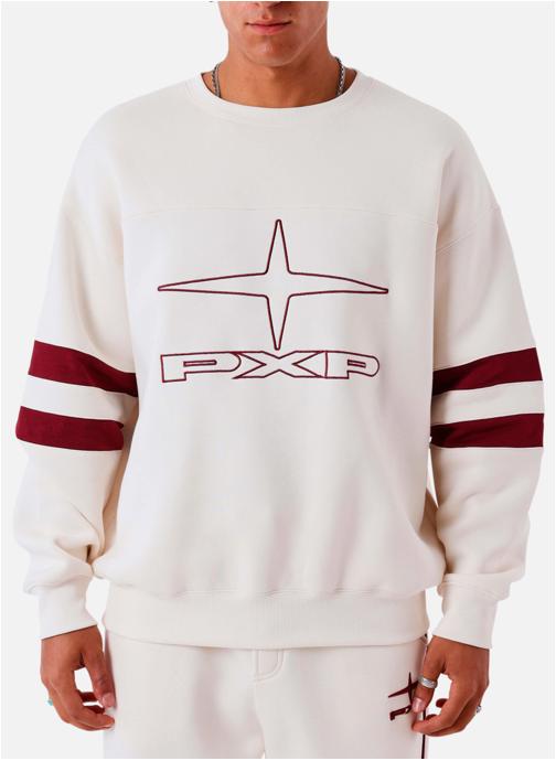 Project X Sweats à capuche Sweat col col rond droit - U2622550 homme blanc