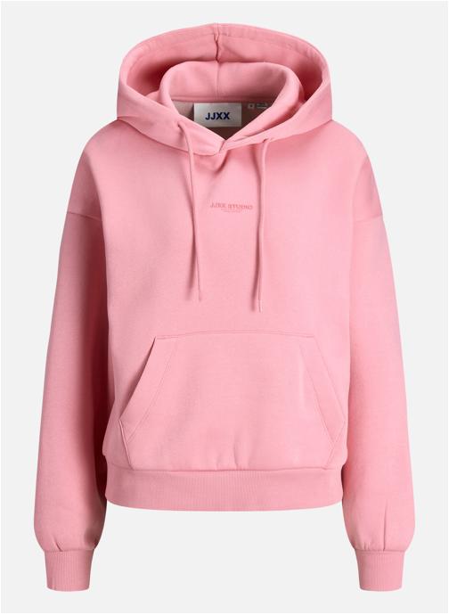 JJXX Sweats à capuche Sweat coton col à capuche droit femme rose