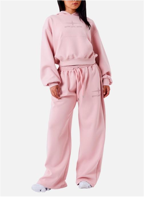 Project X Bas de jogging Pantalon taille haute droit - F264049 femme rose