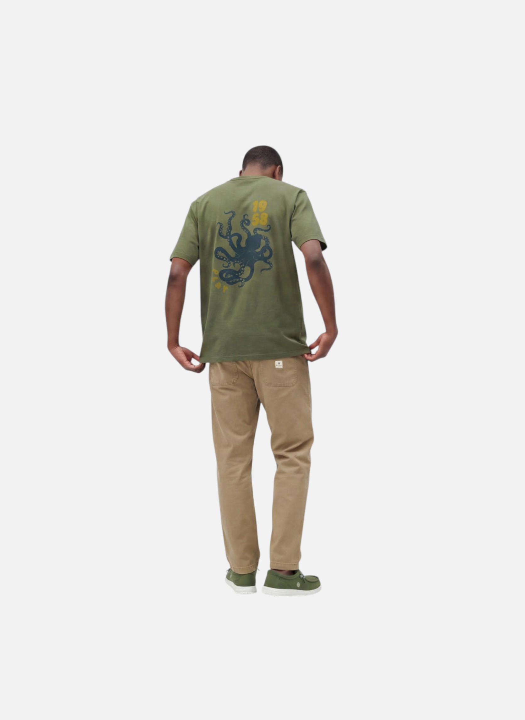 Tee-shirts T-shirt homme vert Serge Blanco Tee-shirts T-shirt homme vert Vert foncé