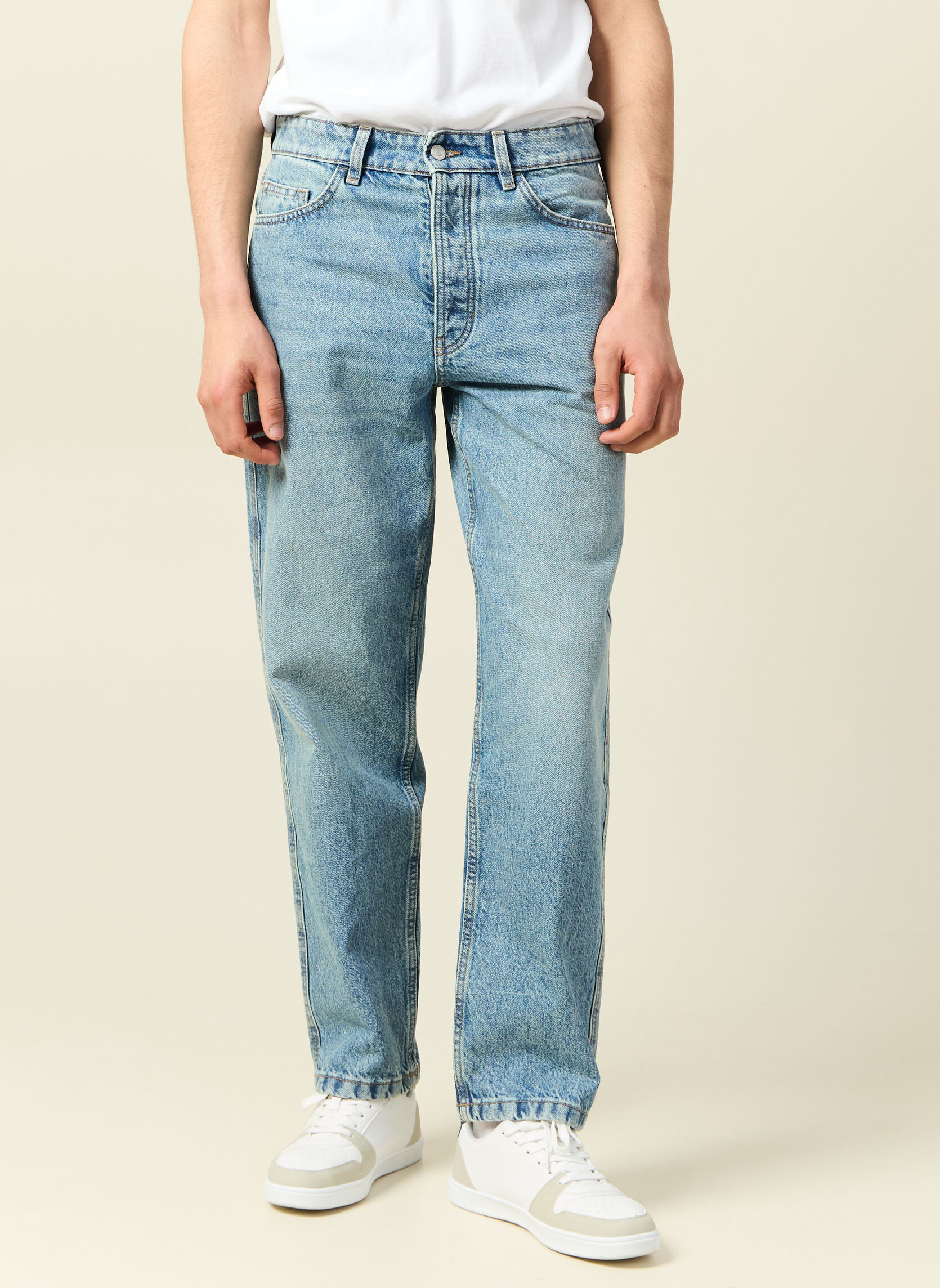 Jeans droit Jeans regular - RELAX-SUM2 homme bleu Bonobo Jeans droit Jeans regular - RELAX-SUM2 homme bleu Bleu