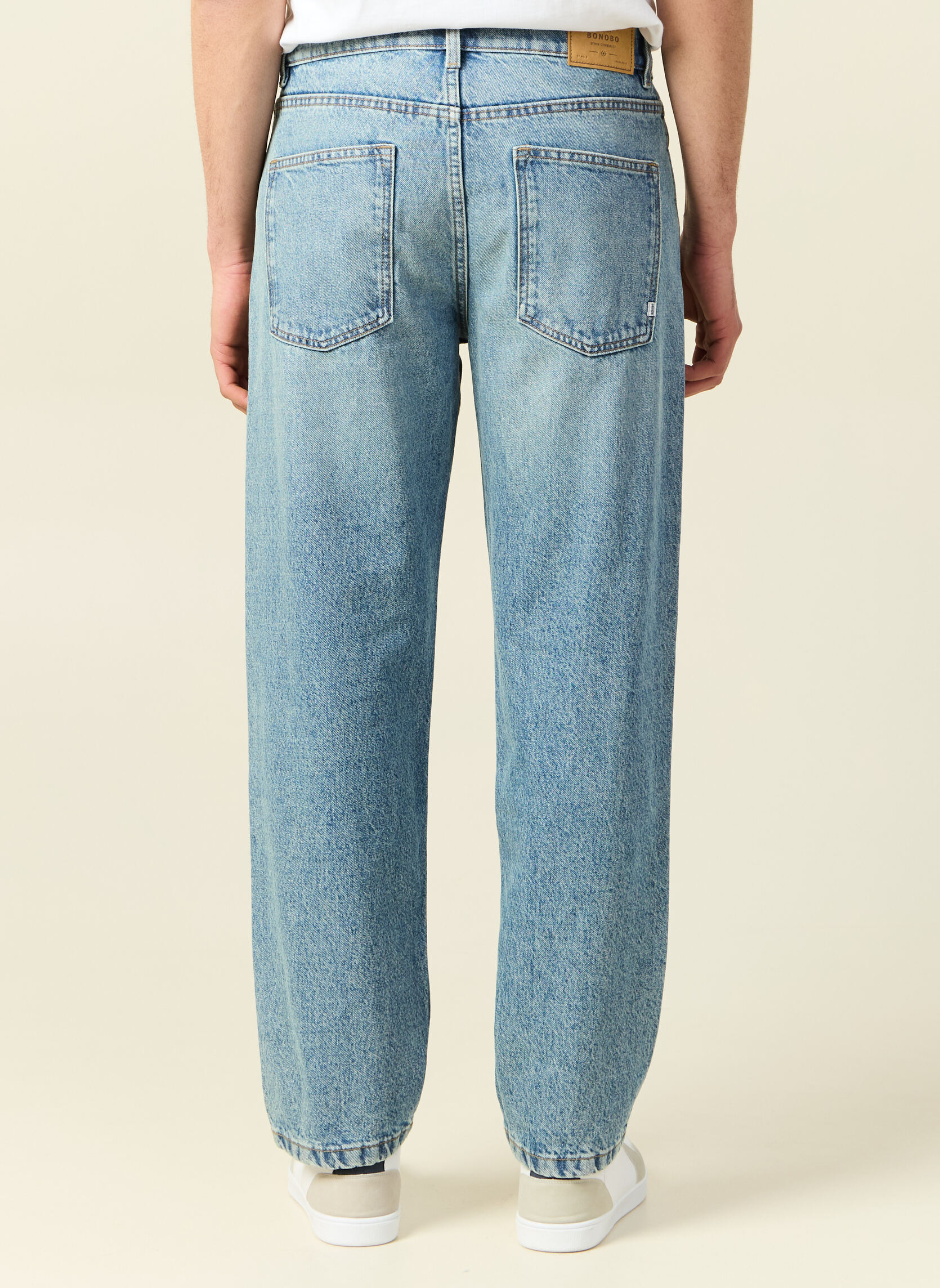 Jeans droit Jeans regular - RELAX-SUM2 homme bleu Bonobo Jeans droit Jeans regular - RELAX-SUM2 homme bleu Bleu