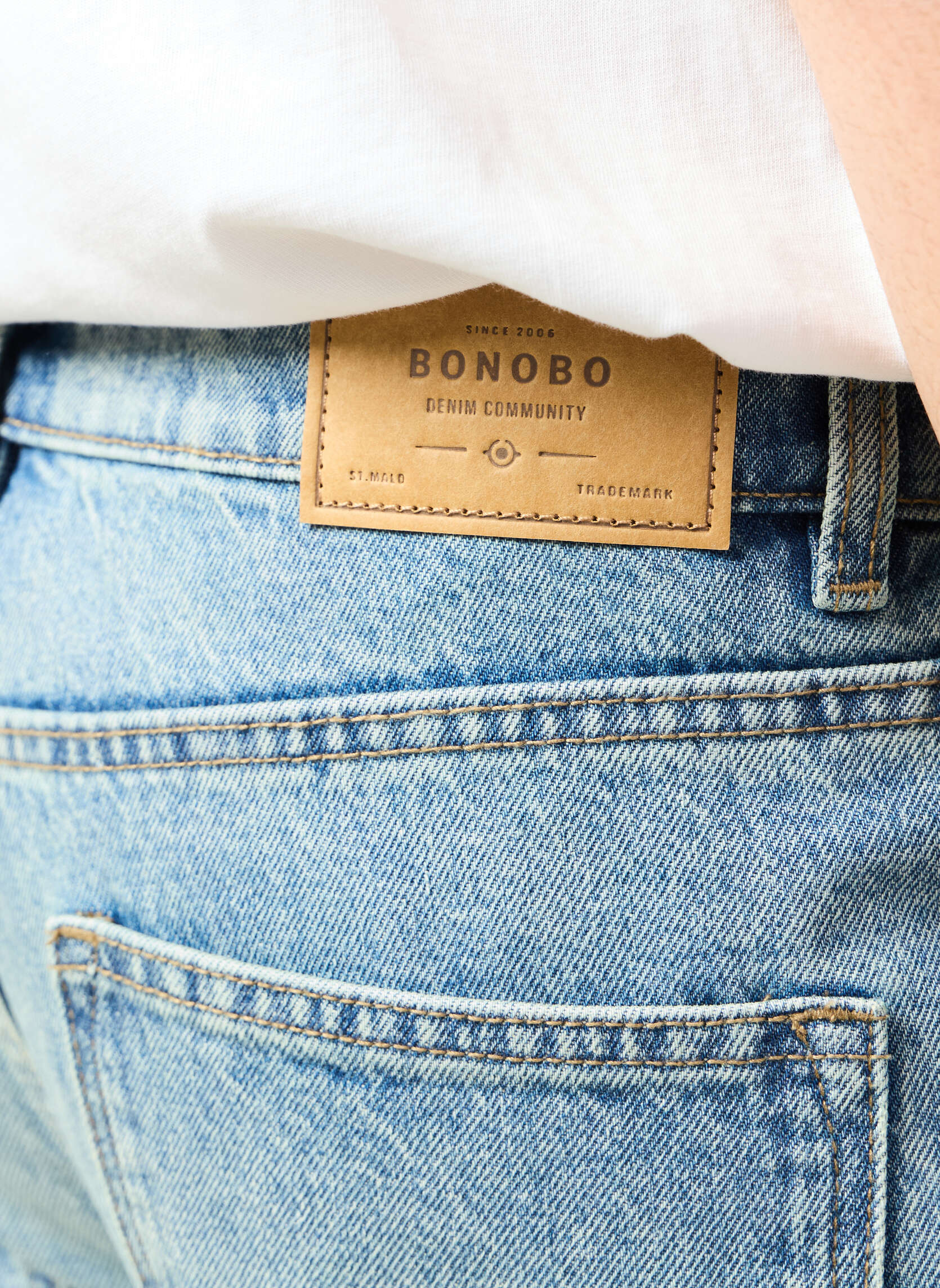 Jeans droit Jeans regular - RELAX-SUM2 homme bleu Bonobo Jeans droit Jeans regular - RELAX-SUM2 homme bleu Bleu
