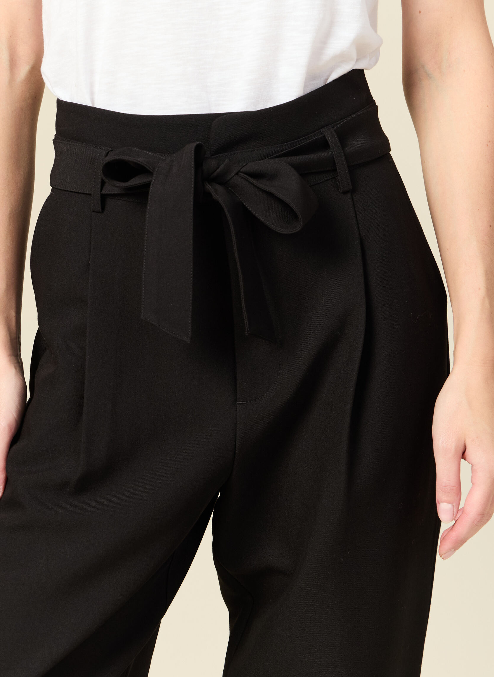 Pantalons droit CHARLIKROT#F femme noir Bonobo Pantalons droit CHARLIKROT#F femme noir Noir